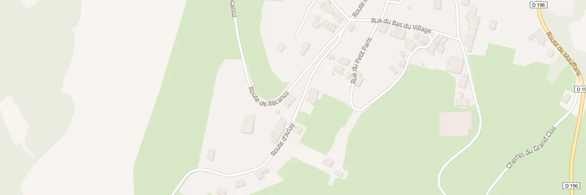 Plan du 465 Rte d’Arlay à Mantry