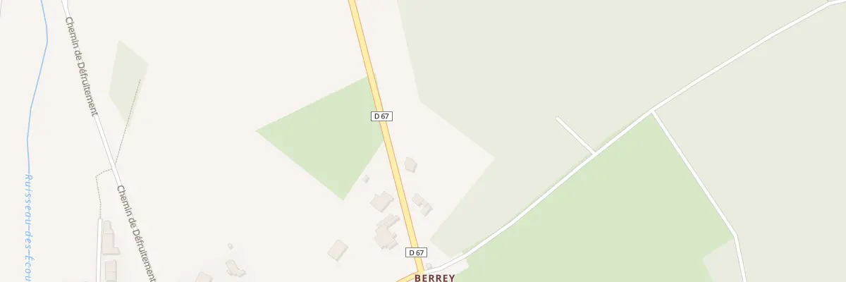 Plan du 2 En Berrey à Écuelle