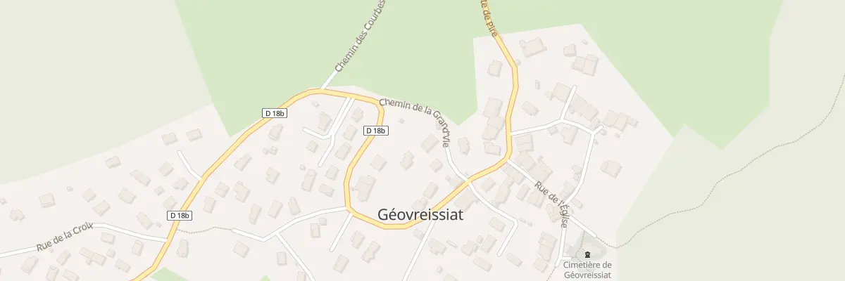 Plan du 30 Che de la Grand Vie à Béard-Géovreissiat