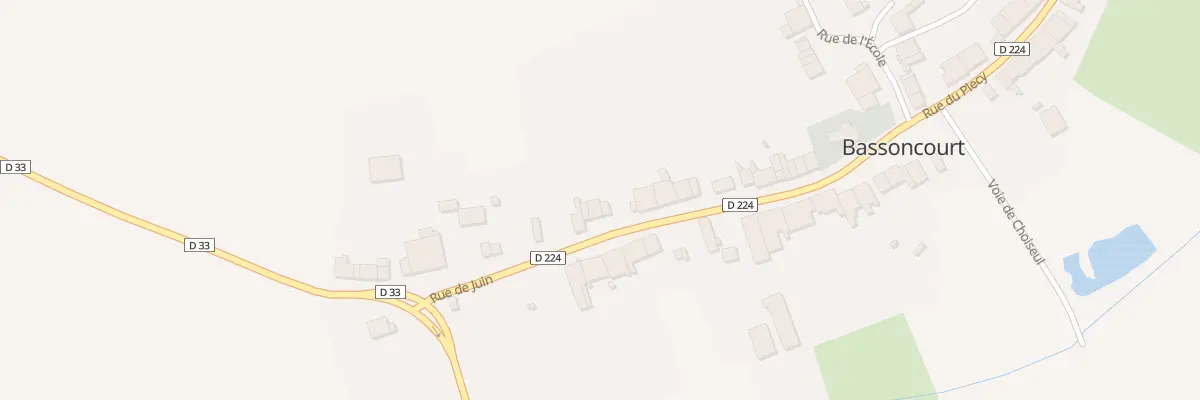 Plan du 24 Rue de Juin à Bassoncourt