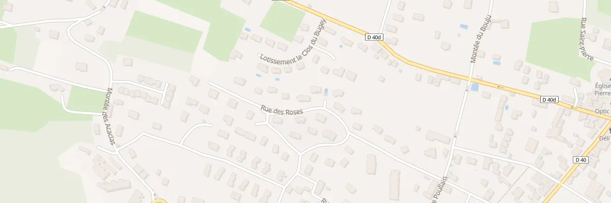 Plan du 12 Rue des Roses aux Avenières Veyrins-Thuellin