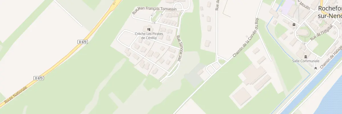 Plan du 3 Rue Simone Veil à Rochefort-sur-Nenon