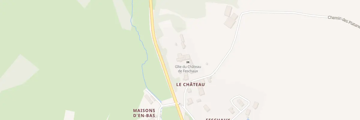 Plan du 89 Che des Platanes à Villeneuve-sous-Pymont