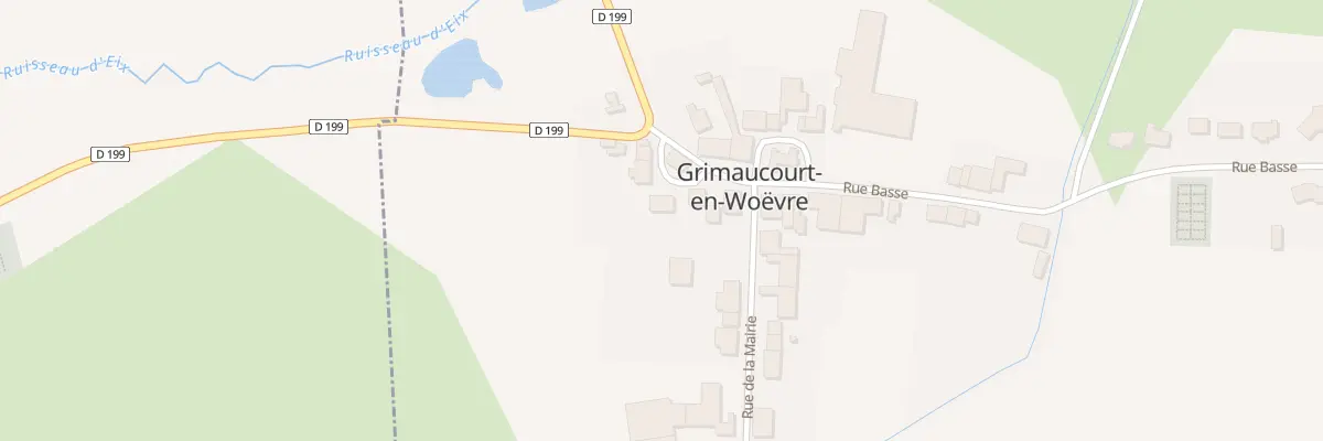 Plan du 5 Rue du Lavoir à Grimaucourt-en-Woëvre