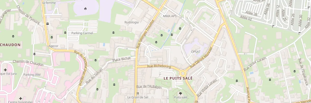 Plan du 24B Rue Richebourg à Lons-le-Saunier