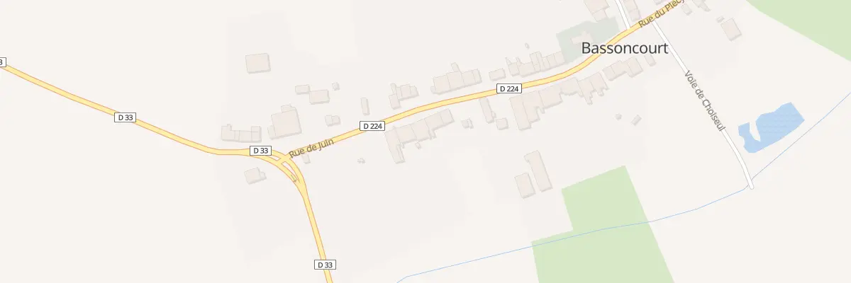 Plan du 25 Rue de Juin à Bassoncourt