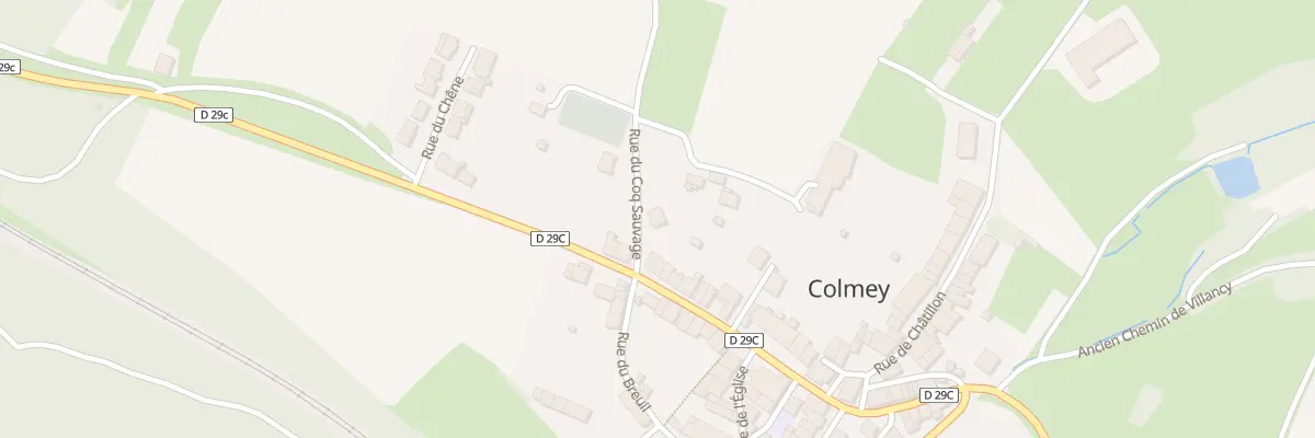Plan du 2 Rue du Coq Sauvage à Colmey