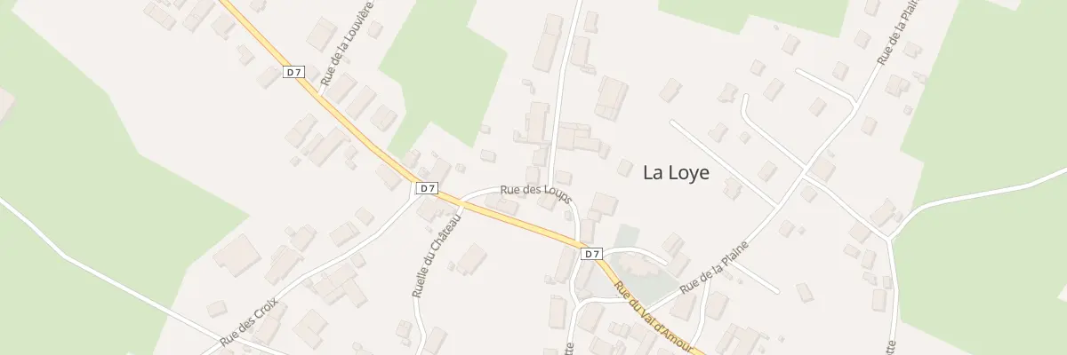 Plan du 6 Rue des Loups à La Loye