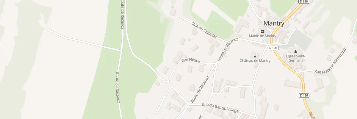 Plan du 94 Rue Neuve à Mantry