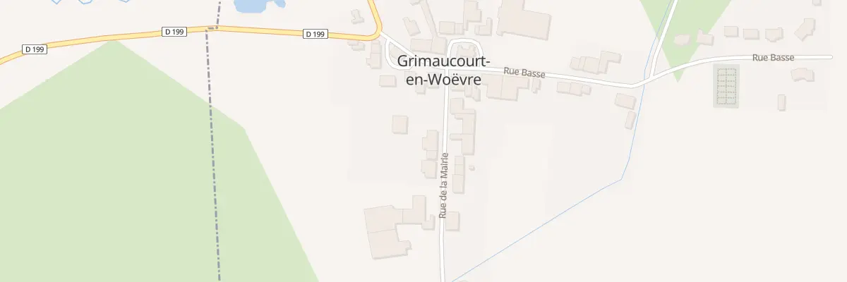 Plan du 6 Rue de la Mairie à Grimaucourt-en-Woëvre