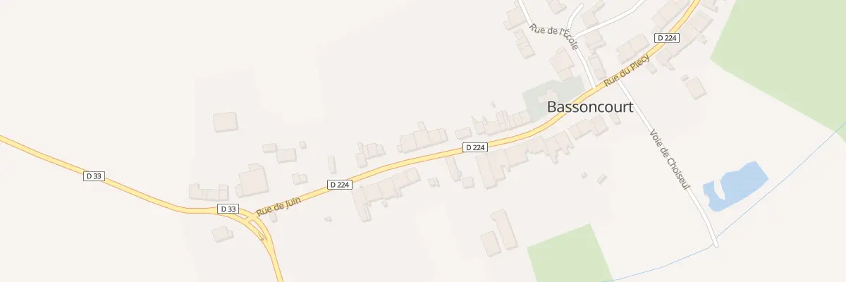 Plan du 20 Rue de Juin à Bassoncourt
