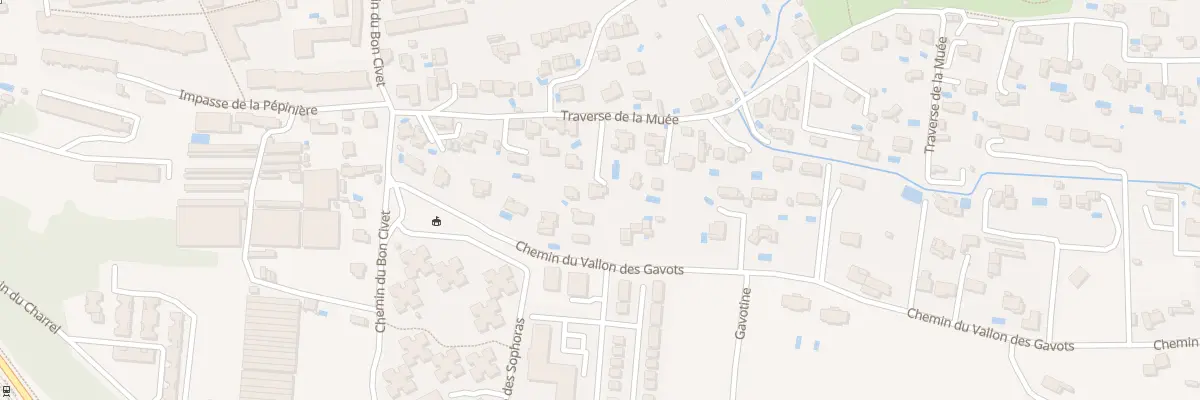 Plan du 180 Tra de la Muée à Aubagne