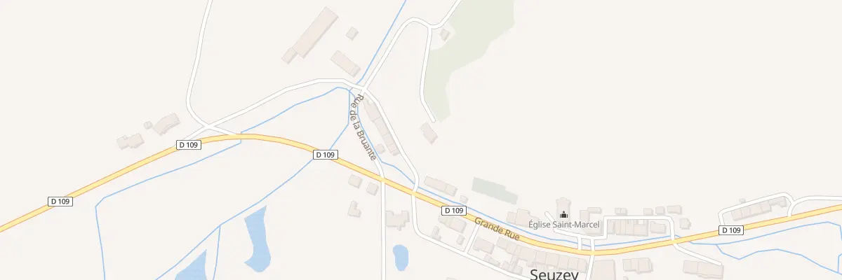 Plan du 1 Chem dit du Champ des Oies à Seuzey