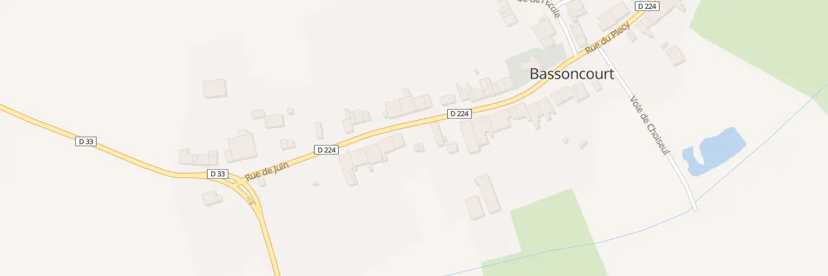 Plan du 21 Rue de Juin à Bassoncourt