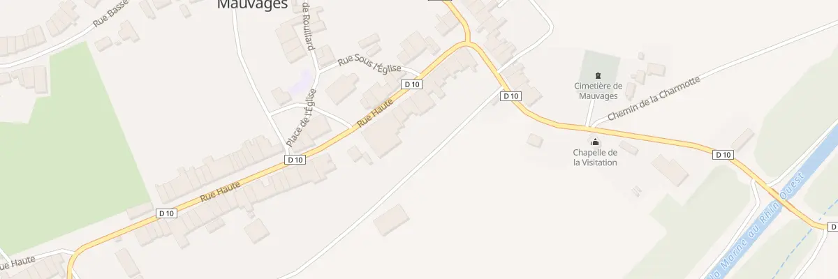 Plan du 15 Rue Haute à Mauvages