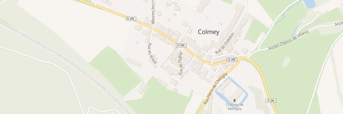Plan du 2 Rue du Stade à Colmey