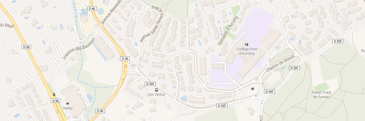 Plan du 51 Av de Provence à Fuveau