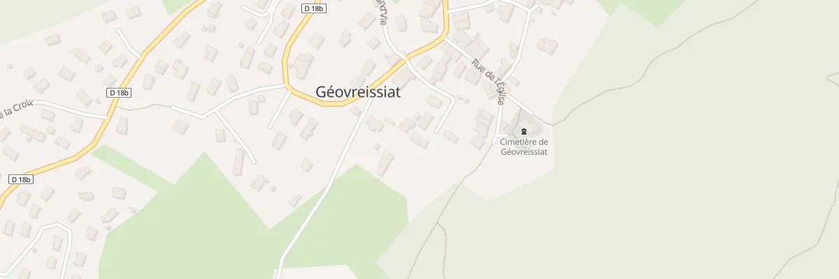Plan du 110 Imp des Noisetiers à Béard-Géovreissiat