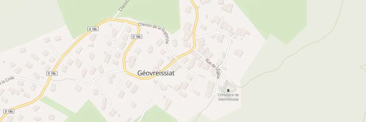 Plan du 3 Imp des Noisetiers à Béard-Géovreissiat