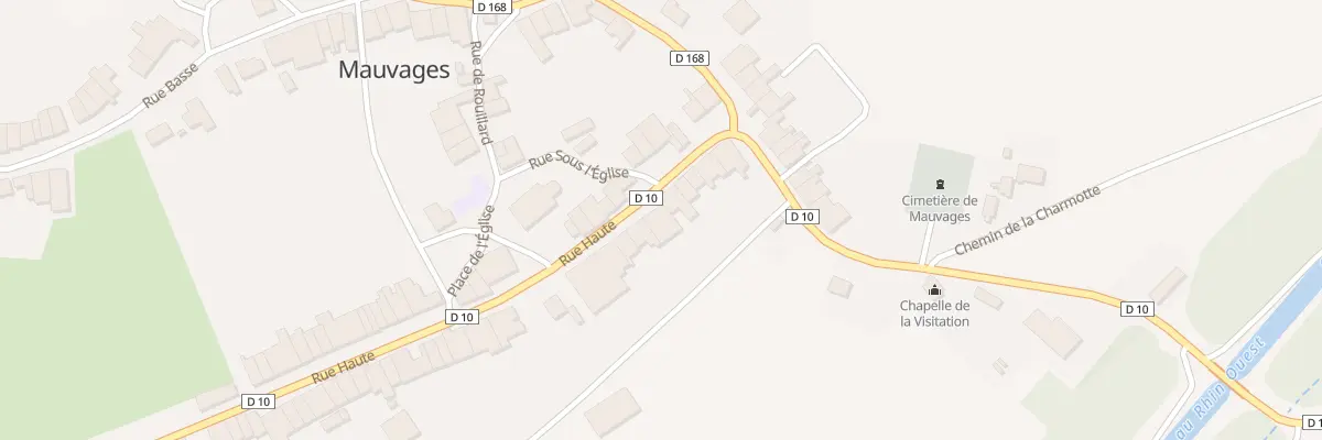 Plan du 11 Rue Haute à Mauvages