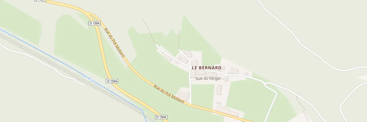 Plan du 9 Rue du Bernard à La Burbanche