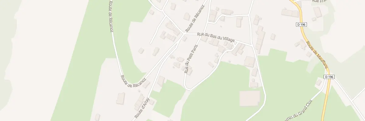 Plan du 84 Rue du Petit Paris à Mantry