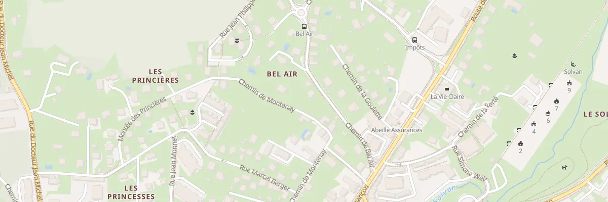 Plan du 155 Che de Bel Air à Lons-le-Saunier