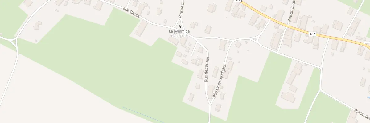 Plan du 1B Rue des Fusils à La Loye