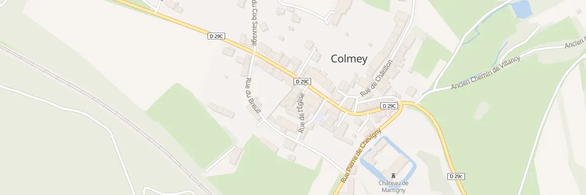 Plan du 5 Rue de l’Eglise à Colmey