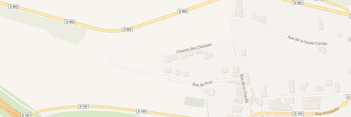 Plan du 11 Che des Clausses à Haudiomont