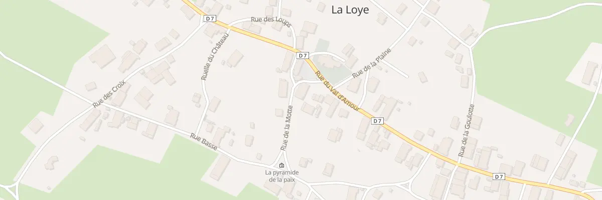 Plan du 3 Pl du Dix Huit Juin à La Loye