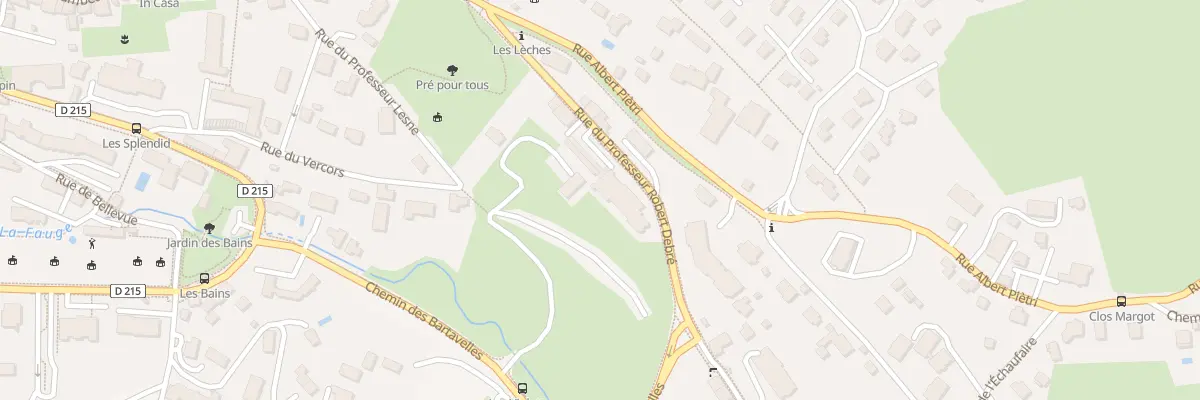Plan du 178 Rue du Professeur Debre à Villard-de-Lans
