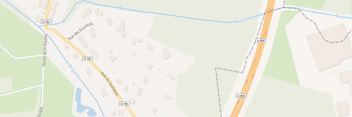 Plan du 127 Rue du Bras du Lac à Brion