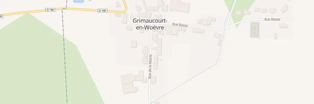 Plan du 7 Rue de la Mairie à Grimaucourt-en-Woëvre