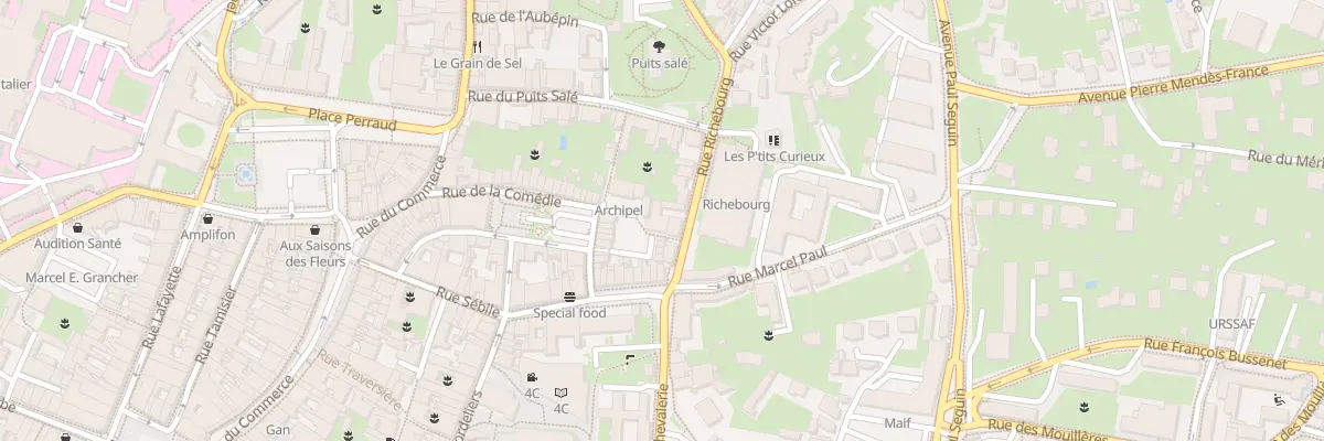 Plan du 7 Rue Richebourg à Lons-le-Saunier