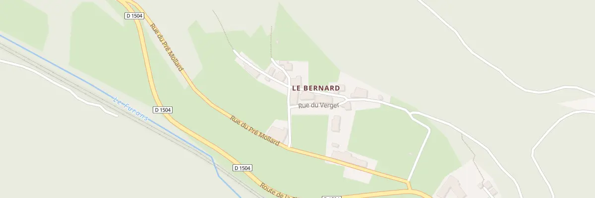 Plan du 2 Rue du Reservoir à La Burbanche