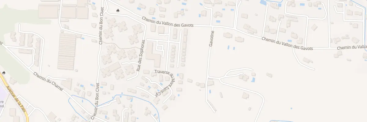 Plan du 51 Tra du Mont Saint Cyr à Aubagne