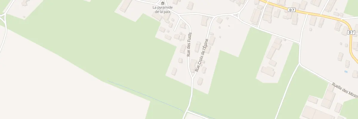 Plan du 7 Rue des Fusils à La Loye