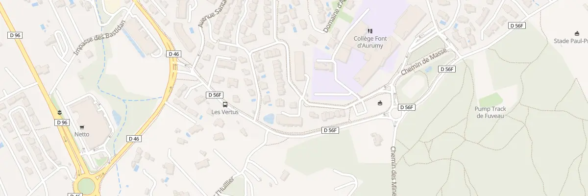Plan du 21B Av de Provence à Fuveau