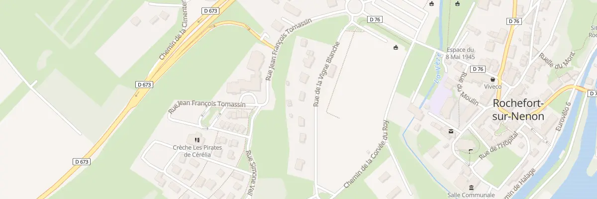 Plan du 9 Rue de la Vigne Blanche à Rochefort-sur-Nenon