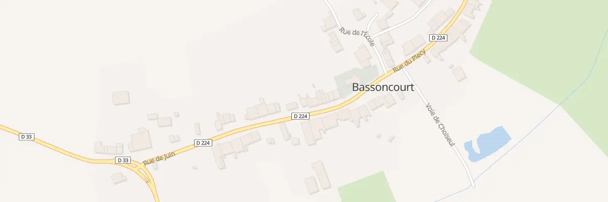 Plan du 10 Rue de Juin à Bassoncourt