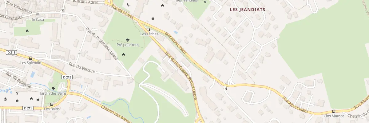 Plan du 197 Rue du Professeur Debre à Villard-de-Lans
