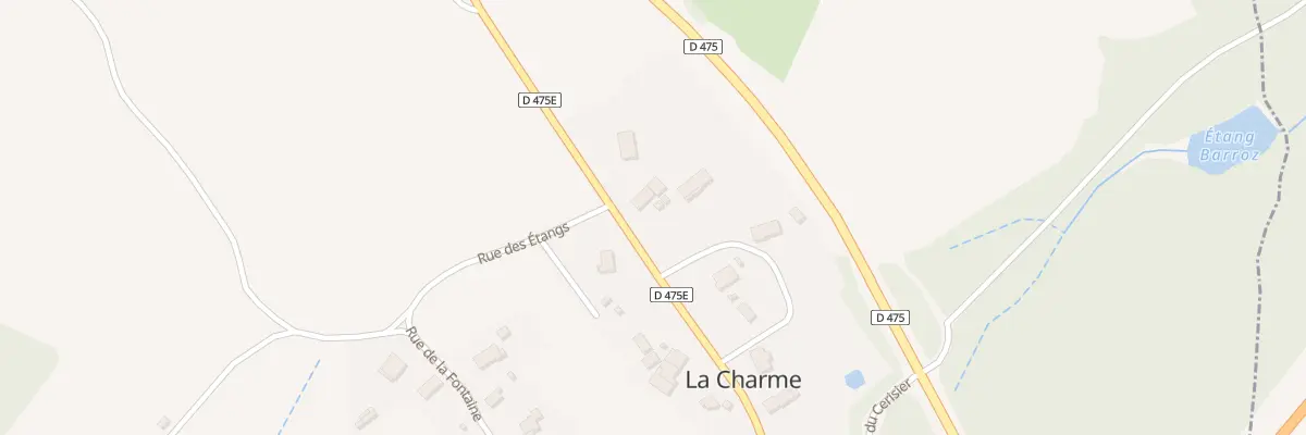Plan du 5009 Champs du Cerisier à La Charme