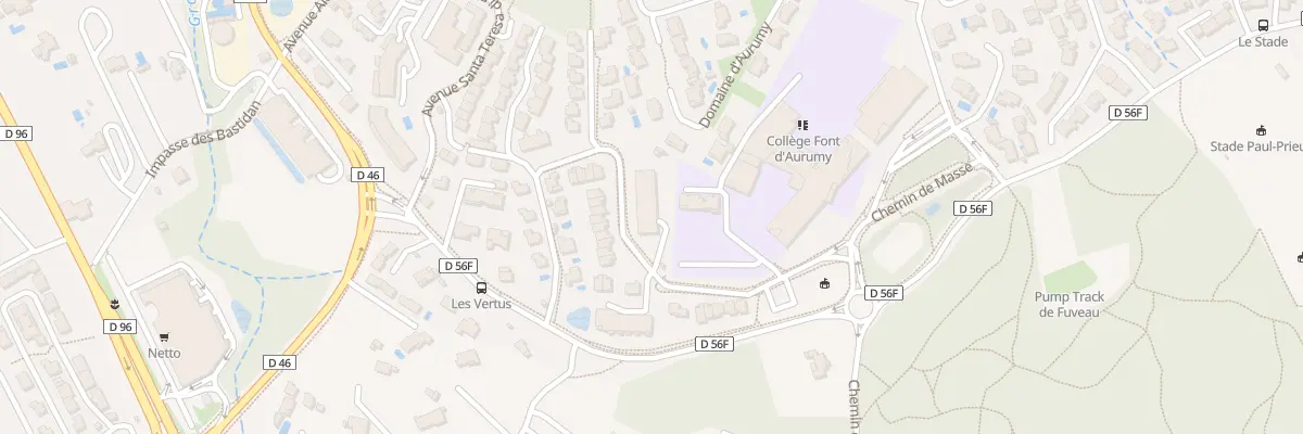 Plan du 30 Av de Provence à Fuveau