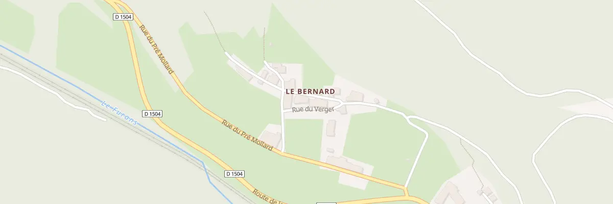Plan du 7 Rue du Verger à La Burbanche