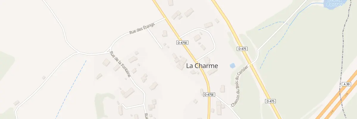 Plan du 8 Rue Principale à La Charme