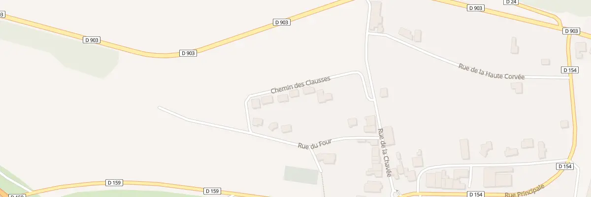 Plan du 7 Che des Clausses à Haudiomont