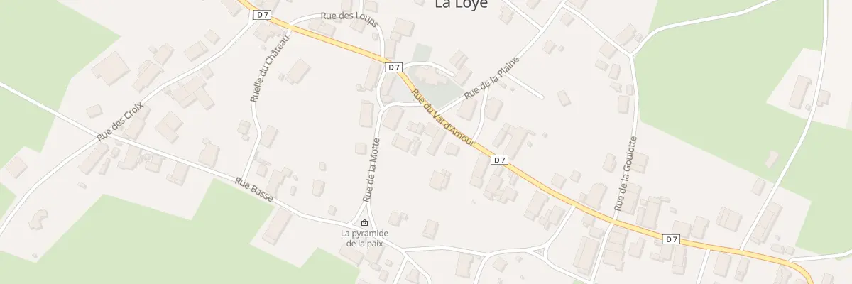 Plan du 8 Pl du Dix Huit Juin à La Loye