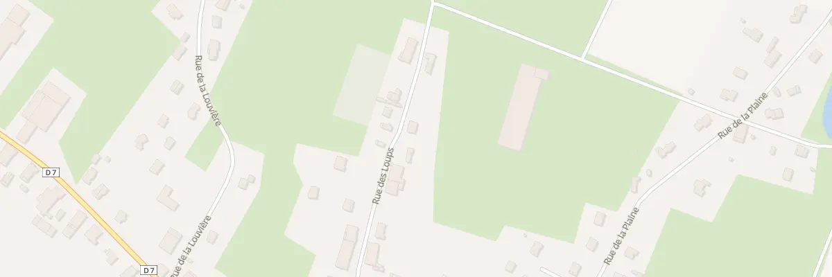 Plan du 13 Rue des Loups à La Loye