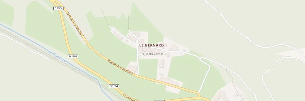 Plan du 5 Rue du Verger à La Burbanche